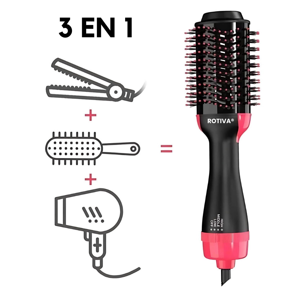 Volumiseur et Sèche-Cheveux One Step - Rotiva®
